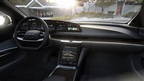 Lucid Showcases The Air's Retractable Touchscreen And Interior | Carscoops