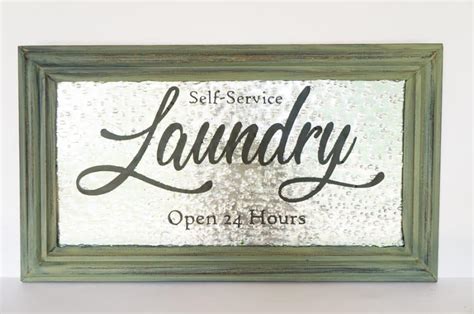 Finishing Touches to the Laundry Room a Fun DIY Laundry Room Sign