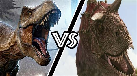 T-REX VS CARNOTAURUS ¿Quién Gana? | Versus - YouTube