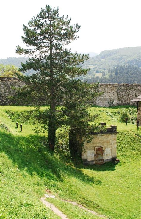 Jajce Fortress stock image. Image of clouds, 14th, historic - 43941749