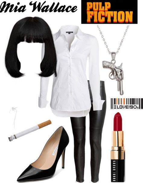 Mia Wallace - Pulp Fiction - '90s #typeacon Party Fashion via ...