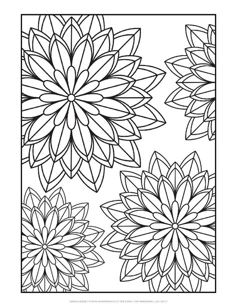 flower-mandala-coloring-page11 - Lemons & Lattes