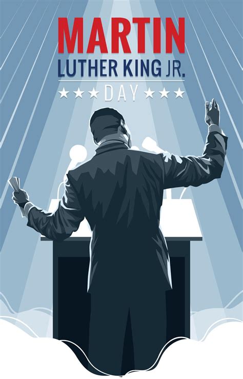 Martin Luther King Day Poster Concept 4455143 Vector Art at Vecteezy