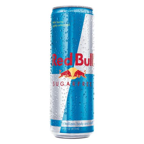 (1 Can) Red Bull Sugar Free Energy Drink, 16 Fl Oz - Walmart.com ...