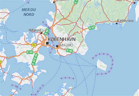 MICHELIN-Landkarte Hovedstaden - Stadtplan Hovedstaden - ViaMichelin