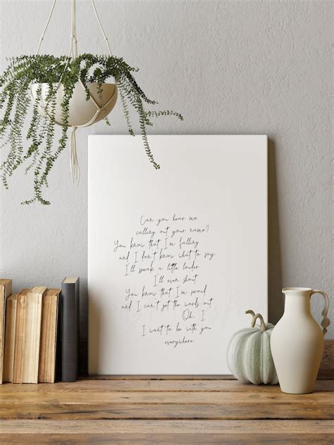 Everywhere Fleetwood Mac Lyrics Printable Fleetwood Mac - Etsy