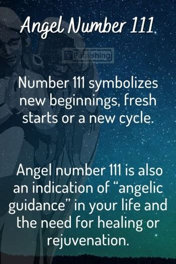 Angel Number 111 Meaning : How Triple Ones Signal Transformation and ...