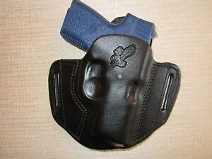 Fits KAHR PM9, CM9 & MK9 LEATHER PANCAKE HOLSTER, OWB BELT HOLSTER, RIGHT HAND | eBay