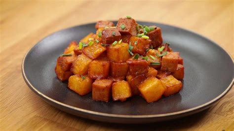 Stir Fried Luncheon Meat and Potatoes