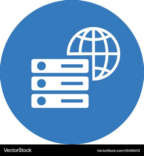 Web server icon Royalty Free Vector Image - VectorStock