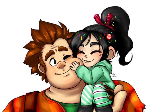 Ralph and Vanellope - Wreck-It Ralph Fan Art (34855761) - Fanpop