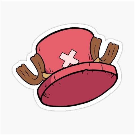 "Chopper Hat" Sticker for Sale by anancites | One piece tattoos, One ...