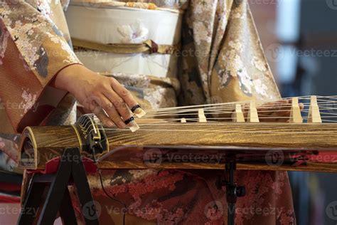 Koto japanese harp 18808547 Stock Photo at Vecteezy