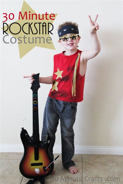 30 Minute Rockstar Costume - 30 Minute Crafts