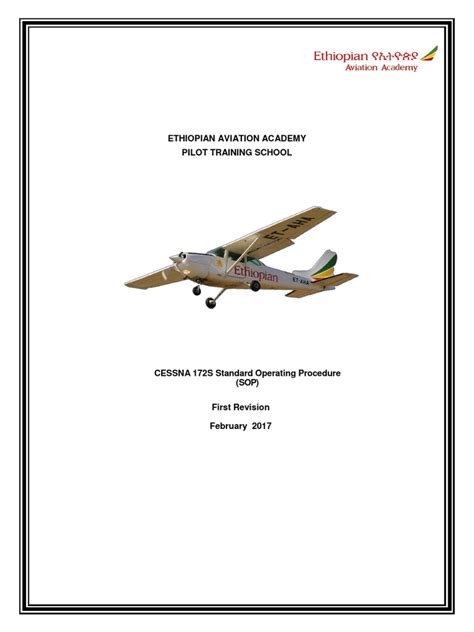 01. Cessna C172 SOP February 2017 | PDF | Runway | Aircraft