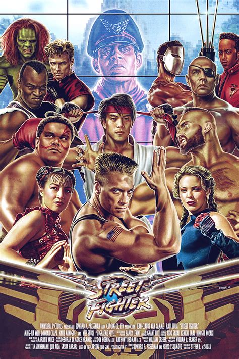 Street Fighter The Movie Poster by EddieHolly on DeviantArt