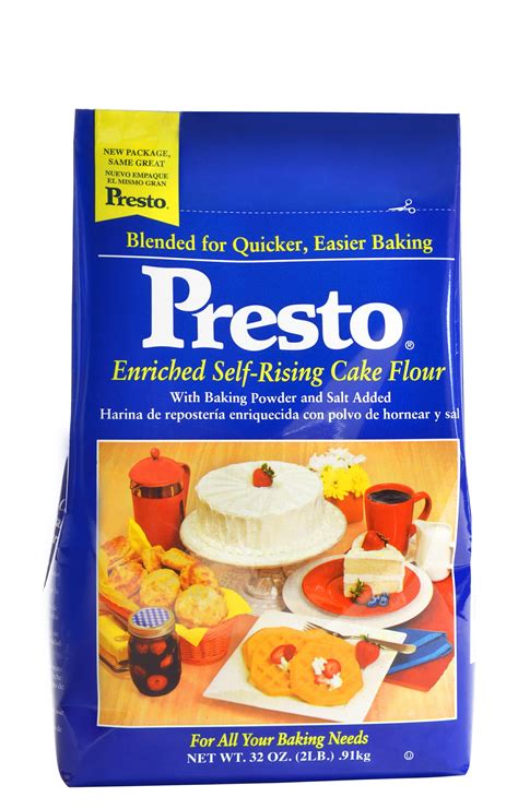 Presto Self Rising Cake Flour 2 Lb - Reily Products