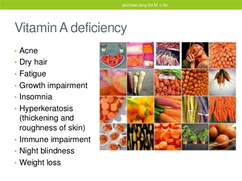 Vitamin a deficiency & Liver blood deficiency TCM