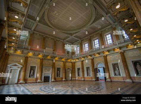 Interior of Wentworth Woodhouse near Rotherham, South Yorkshire, UK ...