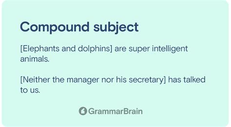 What is a Compound Subject? (Definition, Examples, How to Use/Fix ...