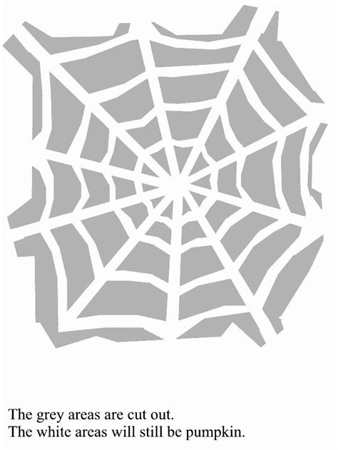 Spider Web Pumpkin Template | Pumpkin template, Halloween pumpkin stencils, Pumpkin stencil