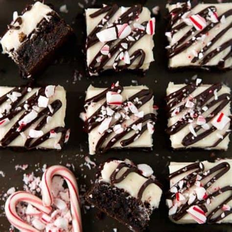 Peppermint Brownies {Perfect For Christmas} - Spend With Pennies