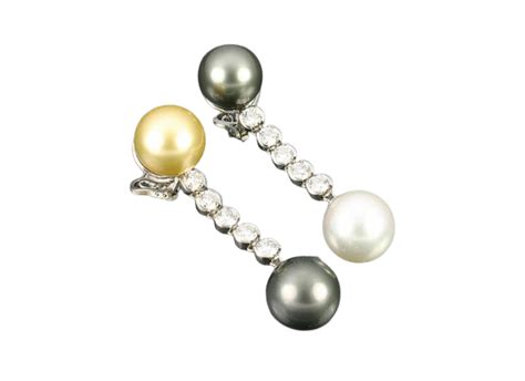 Designer Pearl Drop Earrings - Keezing Kreations