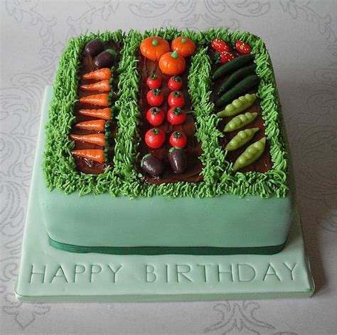 Vegetable Garden Cake | Vegetable garden cake, Garden cakes, Garden ...