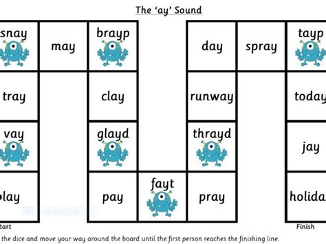 Phonics practise board games | Teaching Resources