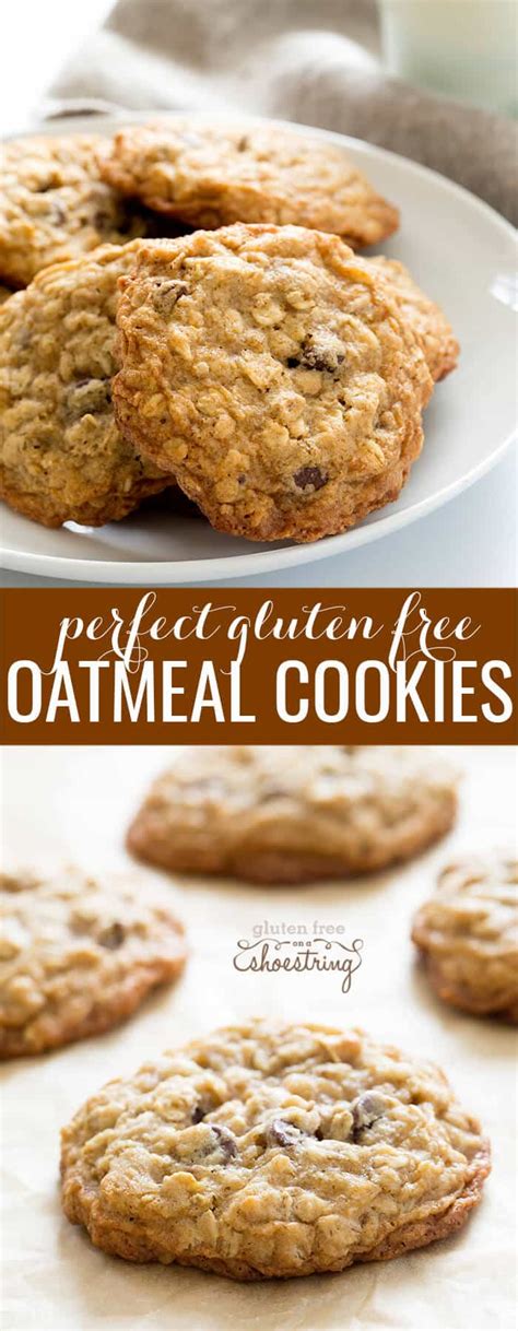 Classic Gluten Free Oatmeal Cookies | Thick & Chewy