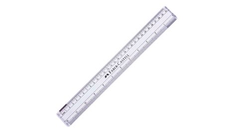 Faber-Castell Clear 30cm Ruler – Grip Design