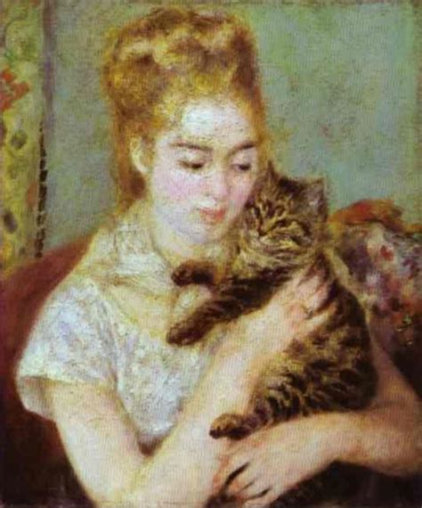 Pierre-Auguste Renoir. Woman with a Cat.