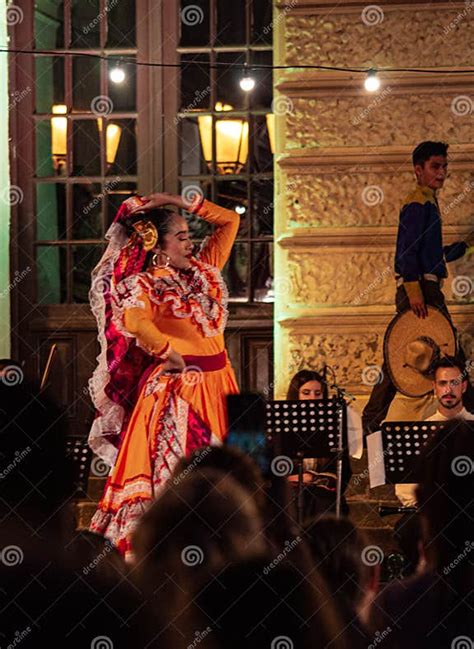 Kragujevac, Serbia. 14.07.2022. Outdoor Photoshoot. Mexican Traditional Dance in the City Square ...