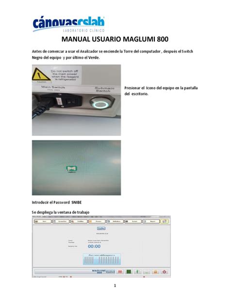 Manual Usuario Maglumi 800 | PDF | Calibración
