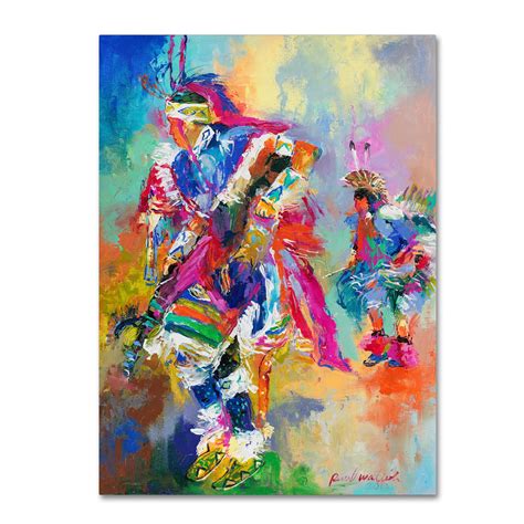 Trademark Fine Art 'Pow Wow' Canvas Art by Richard Wallich - Walmart.com