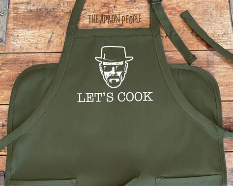 Apron for Men Let's Cook Personalized Apron Custom Mens - Etsy