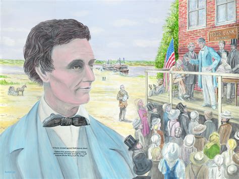 A House Divided- Lincoln in Oquawka - Matteson Art