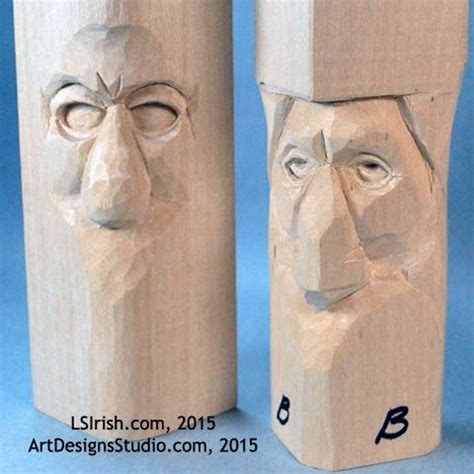 Wood Spirit Carving, 10 Detailing the Eyes | Wood carving faces, Wood carving patterns, Simple ...