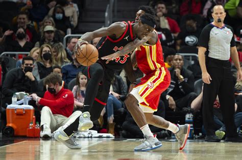 Raptors end Hawks' 7-game win streak behind Trent, Siakam | AP News