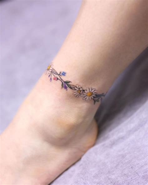 Top 70+ ankle chain tattoo best - in.cdgdbentre