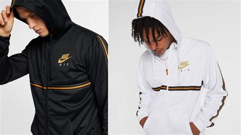 Nike Sportswear Metallic Gold Club Hoodies | SportFits.com