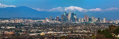 Los Angeles Snow Capped Mountains Photograph by Kelley King - Pixels