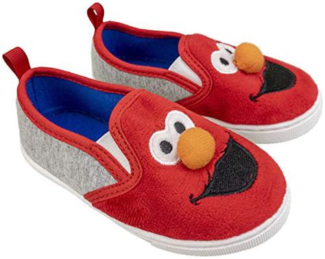 Sesame Street Elmo Shoes,Slip On Sneaker Toddler,Indoor Outdoor Bottom ...