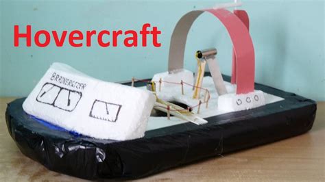 How to make a mini hovercraft at home - YouTube