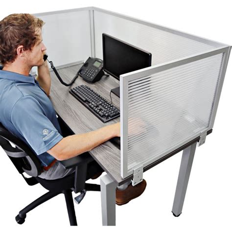 OBEX Polycarbonate Desk Mounted Privacy Panel | Wayfair