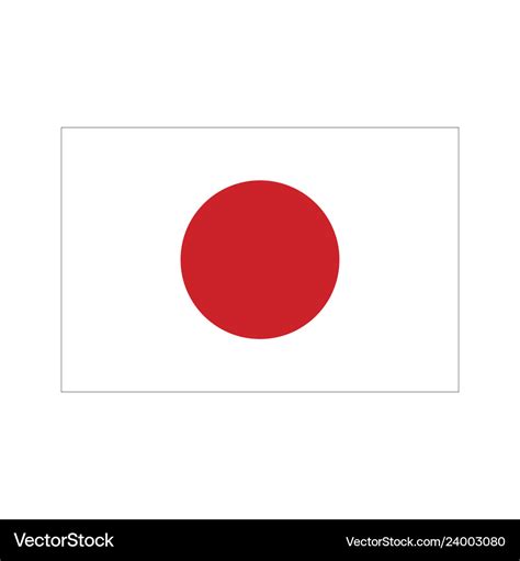 Japan flag symbol icon design Royalty Free Vector Image