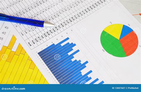 Business Graphs And Charts Royalty Free Stock Photography - Image: 13007607