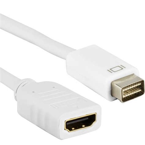 Mini dvi to HDMI cable adapter for Apple Macbook Pro iMac HDTV(Not mini ...