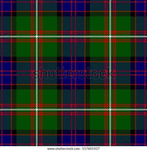 Clan Donald Tartan Plaid Pattern Seamless Stock Vector (Royalty Free) 157605437