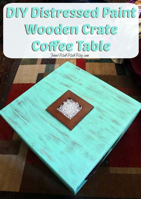 Diy Distressed Wood Crate Coffee Table Wooden Crate C - vrogue.co